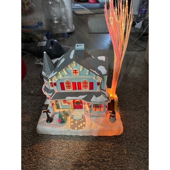 Avon Other - Avon Holiday Splendor Lighted Fiber Optic House Vintage 2003- New Open Box!